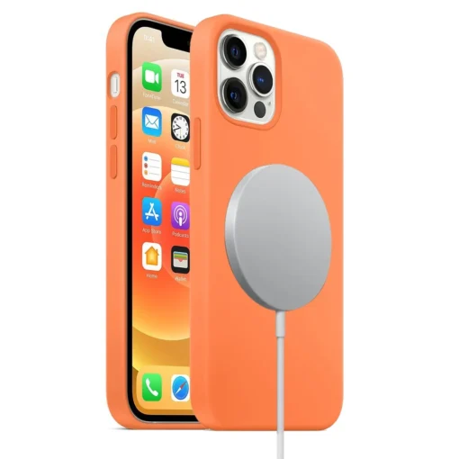 iPhone 12 PRO MAX MagSafe umbris pehmest silikoonist Oran